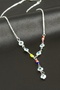 Gldisptm Nazar Mineli Y Necklace - (75921) Silver Color