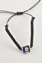 سوار GLDISPTM Square Evil Eye مصنوع من خيوط المكرامية (75118) - أسود - 2