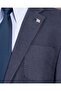Italian Style Slim Fit Mono Collar Men's Jacket Navy Blue T13792 - 3