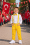 Boy's Shirt and Pants Set Yellow – Ages 5-13