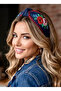 Hand-Embroidered Bohemia Crown with Canvas Embroidery - 4