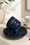 2-Piece Espresso Cup Set – Porcelain Coffee Cup and Saucer Set - 6