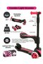 Combo Pink Seat 3 Wheel Lighted Scooter - 2