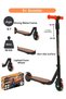 5+orange 2 wheel metal light scooter - 2