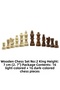 Premium Silver Checkered Wooden Stone Luxury Chess Set Decorative Vip Gift Standard Set 20X20 cm - 3