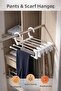 Ivory Smart Multi-Purpose Metal Clothes - Shawl - Pants Hanger 5-Tier - 5