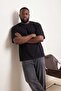 Big Size Navy Blue- Black-White 3-Pack Oversized 100% Cotton T-Shirts Tmnss26Bf00005 - 8