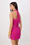 Fuchsia Aerobin Vest Mini Skirt Woven Bottom - Top Set Twoss26Au00093 - 4