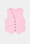 Pink Waist Adjustable Vest Tdrss26Ye00002