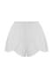 Beachwear Ecru Woven Tie Detail High Waist Mini Blouse-Shorts Set Tbess25Au00050 - 7