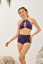 High Waist Recovery Bikini Set Purple - 4