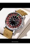 Rulet Li%Ge Model Men's Wristwatch Rulet Watch Leather Strap Rulet Watch - 2