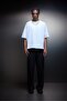 Men's White Boxy Fit Basic Tshirt