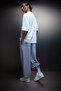 Men's Gray Basic Jogger Pants Tracksuit - 3