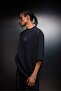 Men's Black Prelude Printed Oversized Tshirt - 2