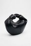 Nora Knot Detailed Mini Clutch Bag Black - 2