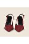 Dalida Patent Leather Lace Detailed Heeled Shoes - 6