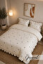 Queen Ruffled Double 100% Cotton Ranforce Duvet Cover Set |   Bedspread |   Pillowcase |   Duvet Cover |   Dowry - 2