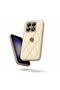 Xiaomi Mi 14t Pro Compatible Case Floral Wavy Leather Case Beige - 2
