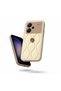 Xiaomi Redmi Note 13 Pro Plus 5g Compatible Case Floral Wavy Leather Case Beige - 2