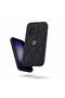 Xiaomi Mi 13t Compatible Case Floral Wavy Leather Case Black - 2