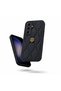 Samsung Galaxy S25 Fe Compatible Case Camellia Leather Case Black - 2