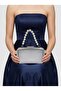 Silver Gray Lame Color Laser Snake Pattern Evening Dress Bag Night Wedding Wedding Engagement Graduation Portfolio