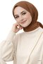 Cream Balloon Sleeve Wide Leg Bottom Top Women's Knitwear Hijab - 5