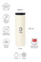 Stainless Steel Ecru Long Thermos 480 ml No:48