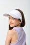 White Cotton Pack Tenisci Visor Girls' Hat - Ages 10-18 - 7