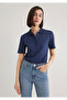 Navy Blue Polo T-Shirt Slim Fit / Slim Fit 1612913 -87518 - 2