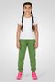 Kids Girl Sportswear Fit Outdoor Sweatpants, Green