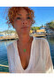 Green Clover Necklace with Honeycomb Chain - 3