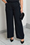 Stone-Embellished Wide-Leg Crepe Pants - 3