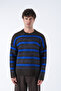 Color Gradient Fleece-Lined Knitwear Sweater - 4