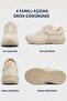 Walkmax Pro Beige Women's Ultra Light Extra Comfortable Orthopedic Breathable Daily Walking Shoes - 3