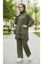 Women's Hijab Clothing Seasonal Modal Fabric Crew Neck Tunic Top and Bottom Set - 4