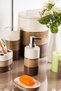 Ginza 5-Piece Bathroom Set - Brown - 2