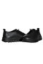Black Leather Women's Casual Shoes - 3