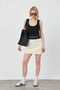 Women's Viber Cream Skirt - 5