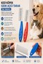 Cat and Dog Hair Removal Comb Single-Sided Metal Tip Hair Removal and Grooming Comb - 2