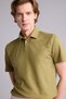 Slim Fit Waffle Short Sleeve Polo T-Shirt F8628Ax25Au - 3