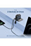 65W GaN Charger Universal Travel Adapter with USB-C & USB-A, Fast Charging Wall Charger for L - 5