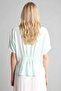 Relax Fit V-Neck Crinkle Viscose Short Sleeve Shirt H3456Ax26Sm - 5