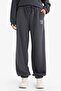 Standard Fit Adjustable Elastic Drawstring Pocketed Printed Fleece Sweatpants Y2650AZ24WN - 5