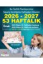 تقويم 2026-2027 مقاس A4 53 مخطط أسبوعي ساكورا