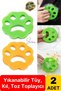 2-Piece Practical Multi-Purpose Feather Dust Bristle Collector Clothes Cleaning Apparatus Washable Washing Machine