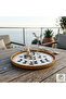Zagora Handmade Rattan Tray 35 cm – Natural Wicker Presentation Tray, Bohemian Decorative Serving Tray - 5