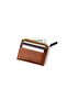 Seward Men's Brown (Plus Color) Leather Pocket Design Zipper Closure Rfid Protected Card Holder - 5