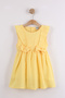 Girl's Bow Detailed Muslin Dress - 2